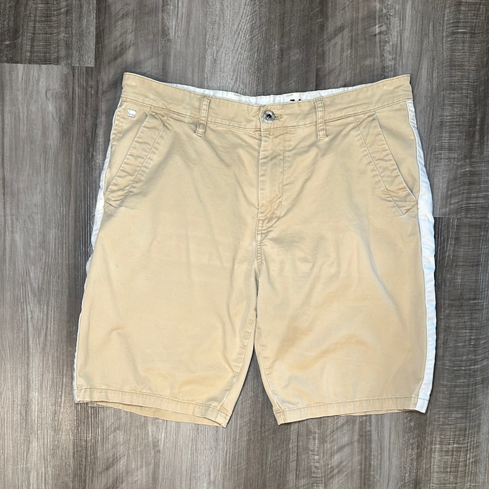 G-Star Raw Bronson Moto Straight Chino Shorts - 34 (Measures 37)